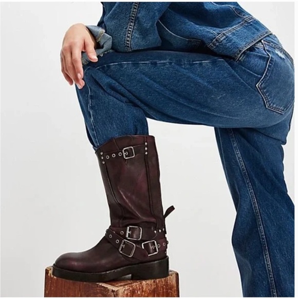 We The Free Janey Engineer Boots Size 10 NEW - Picture 1 of 17